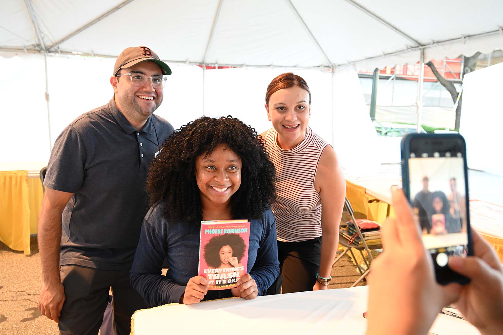 Texas Book Festival Signing Tent Phoebe Robinson 2018