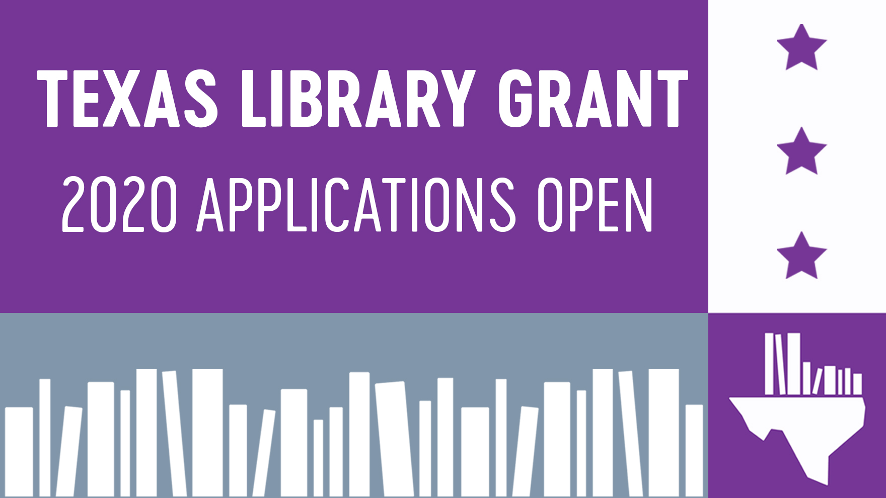 Applications for 2020 Library Grants are now open!