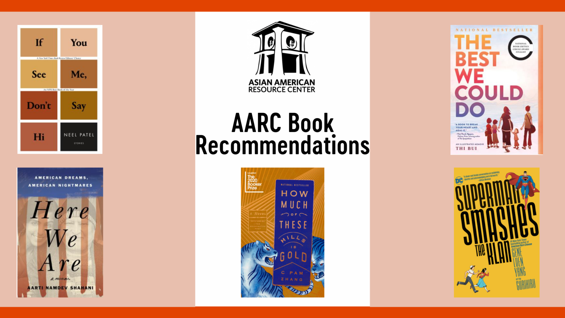 Book Recommendations from the Asian American Resource Center