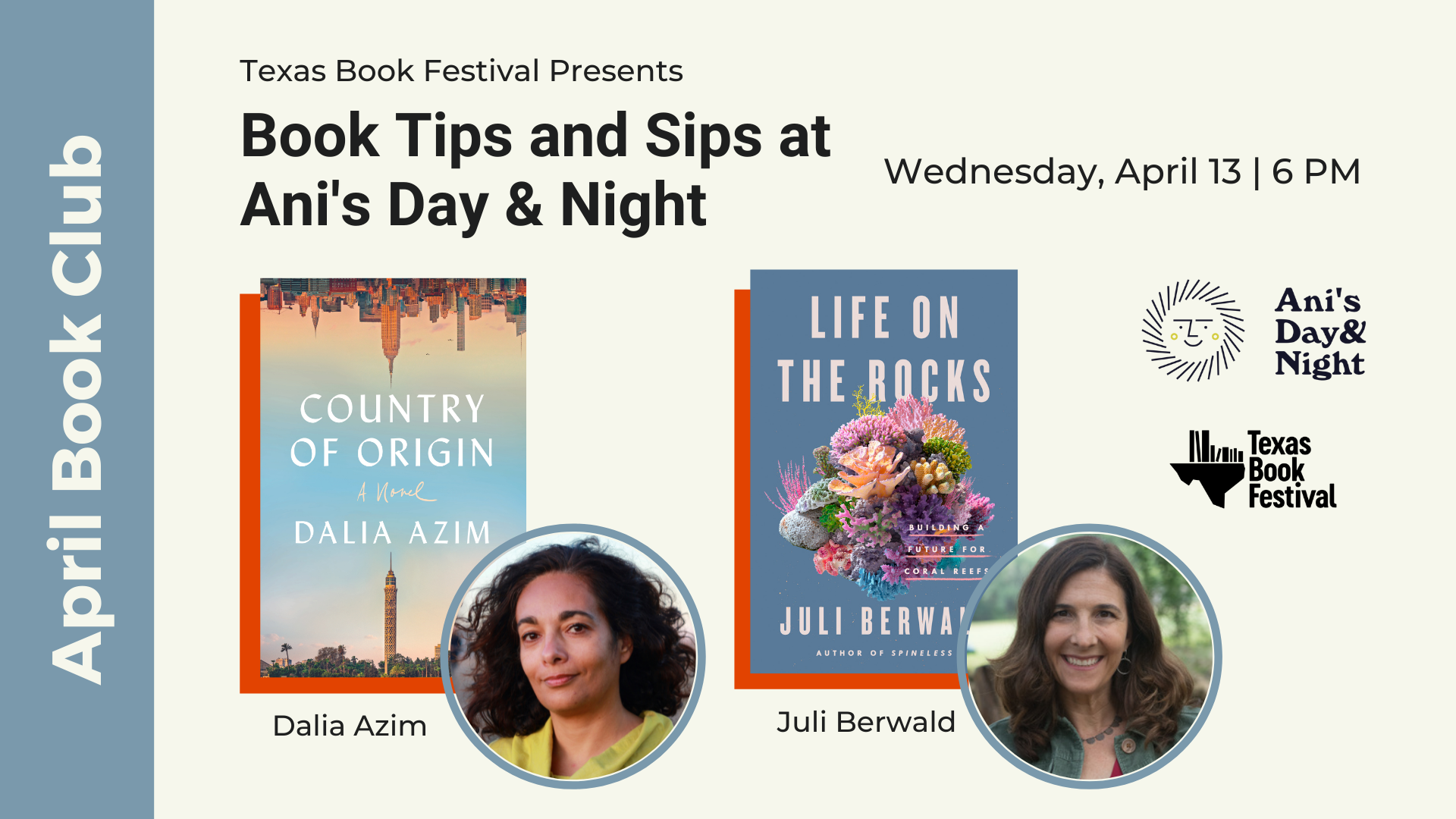 Book Tips and Sips at Ani’s Day & Night