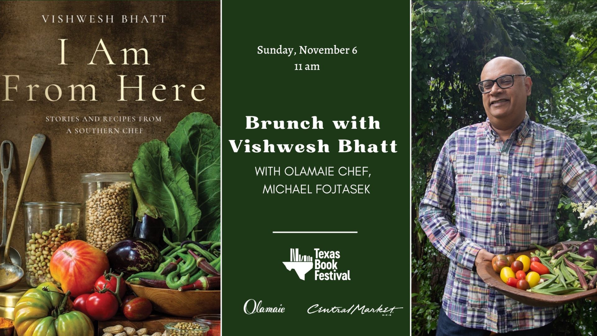Olamaie Brunch with Chef and Festival Author, Vishwesh Bhatt