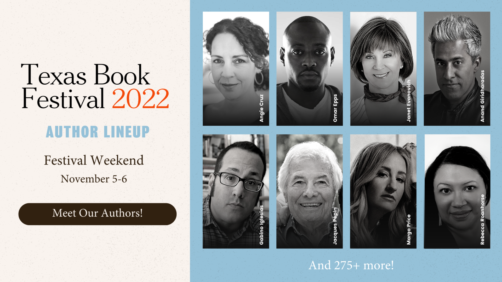 2022 Author Lineup Announced!