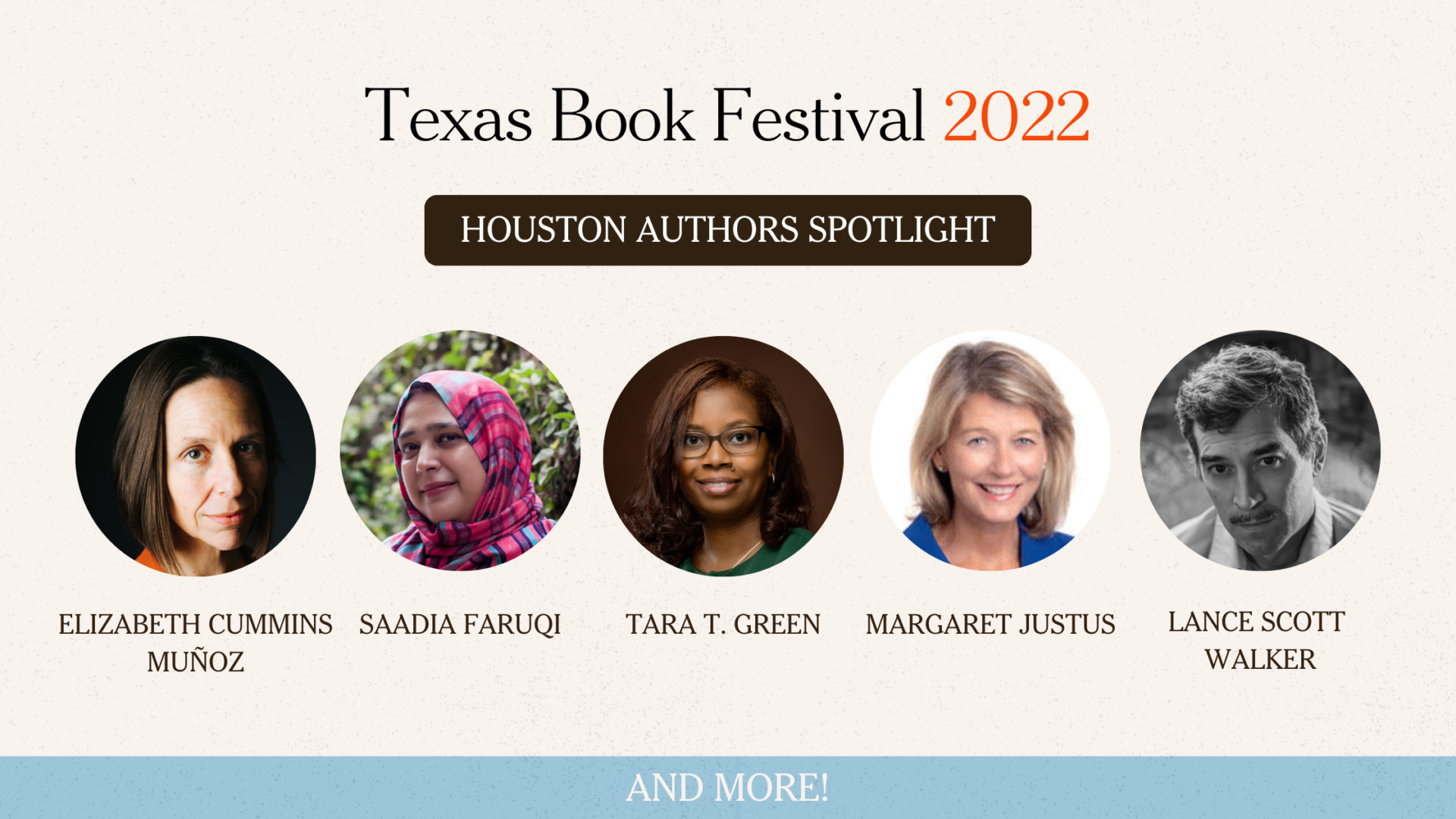 Houston Authors at the 2022 Texas Book Festival