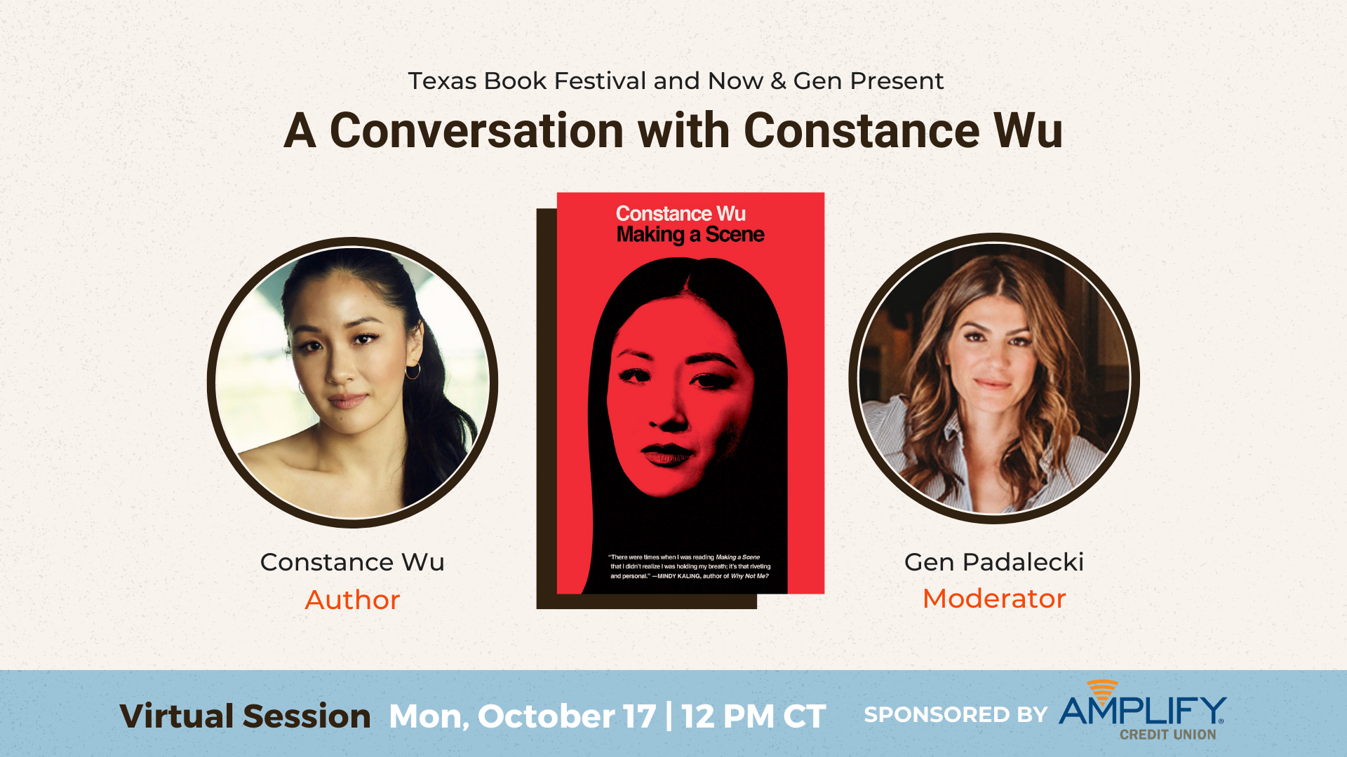 MAKING A SCENE: A Conversation with Constance Wu & Gen Padalecki