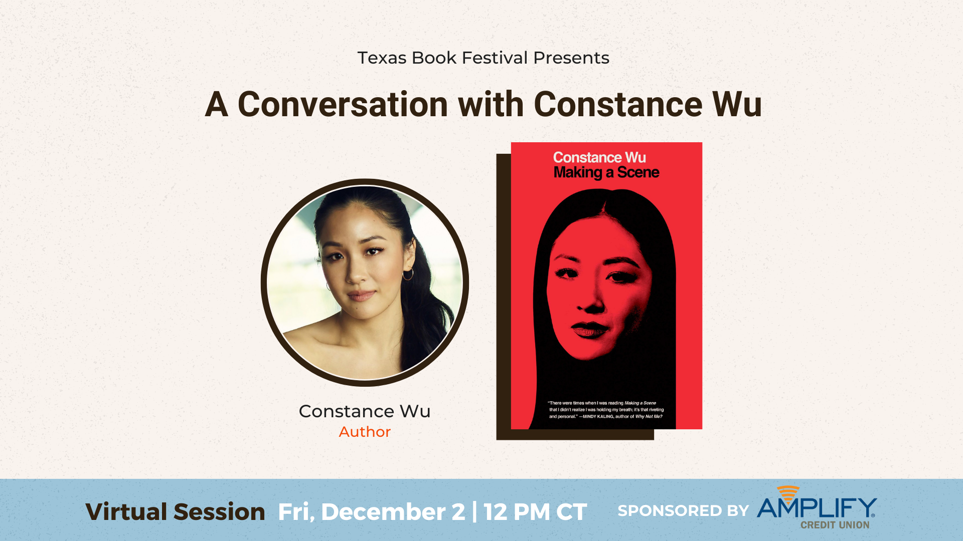 MAKING A SCENE: Constance Wu in Conversation