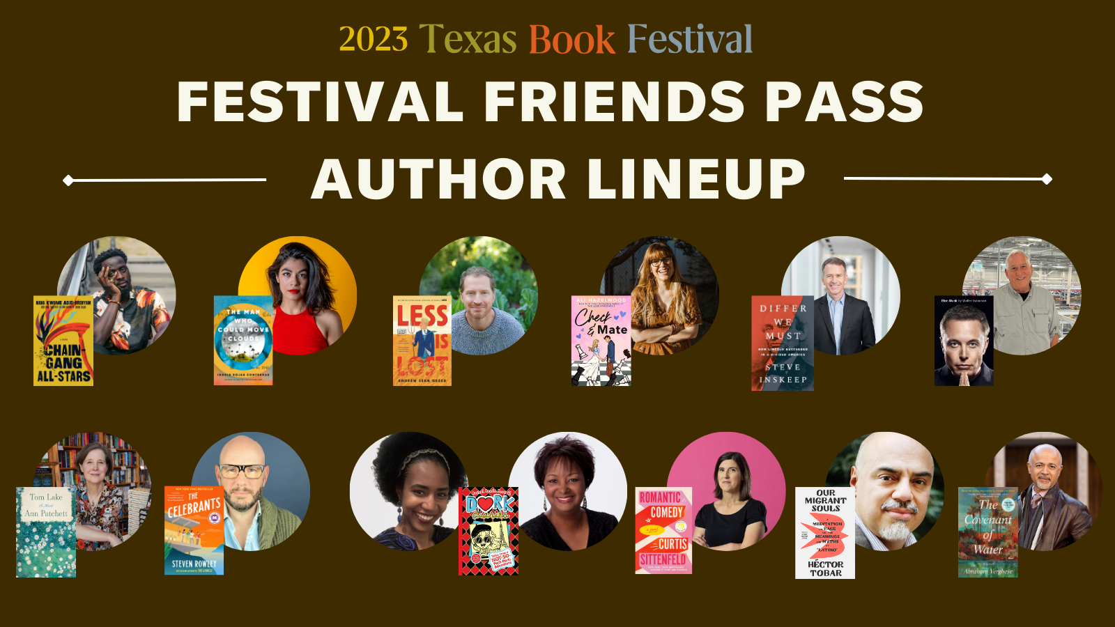 2023 Festival Friends Pass Authors