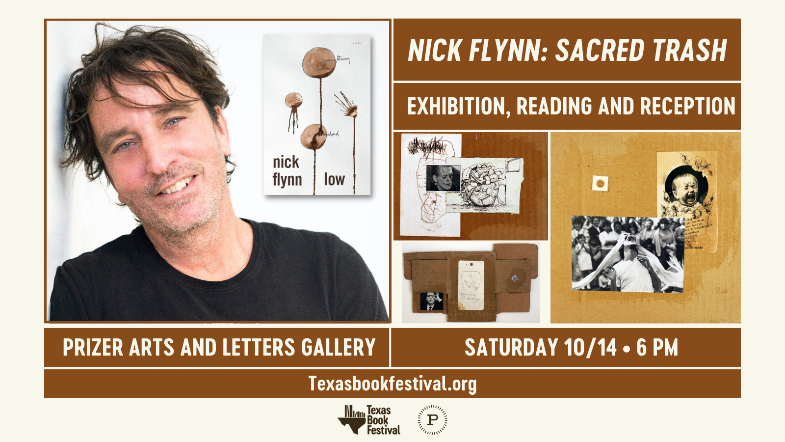 Exhibition, Reading and Reception for Nick Flynn: Sacred Trash