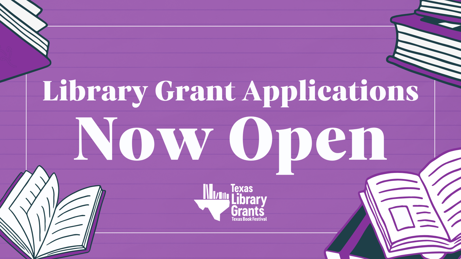 Library Grants Now Open